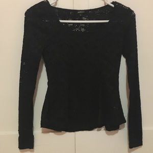 Black Lace Top